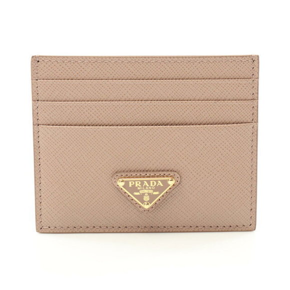 Prada SAFFIANO Leather Case Pink TRIANG - Picture 1 of 6